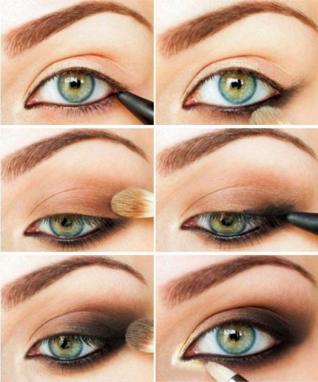 Арабский макияж для зеленых глаз